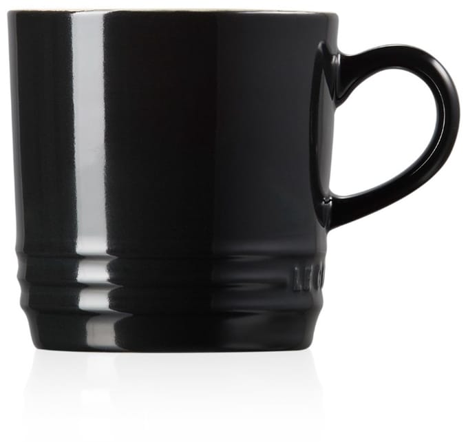 Le Creuset aardewerk cappuccino mok | 200 ml | zwart