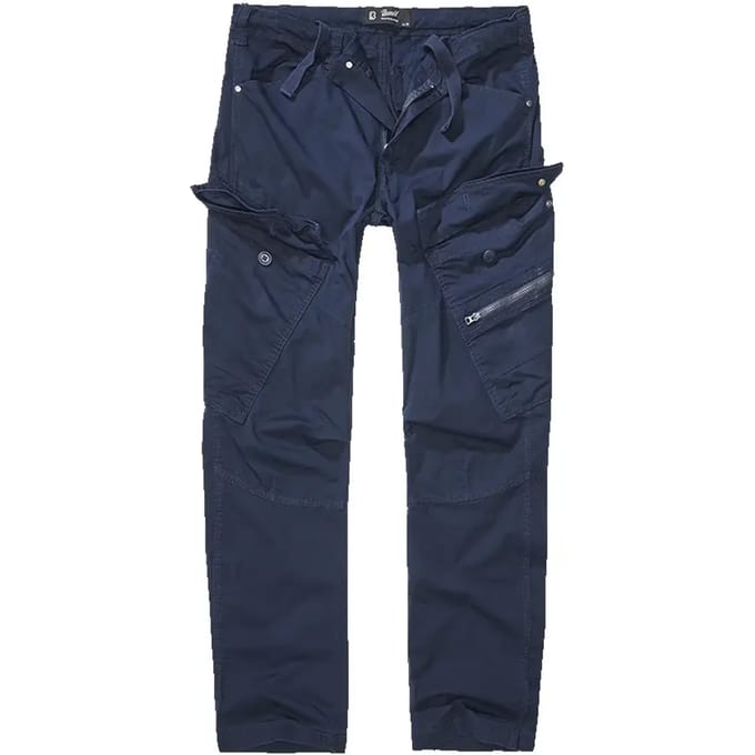 Brandit - Adven Slim Fit Cargobroek - L - Donkerblauw