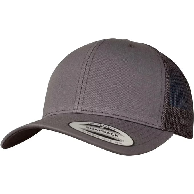 Flexfit - Retro Trucker darkgrey one size Trucker pet - Grijs