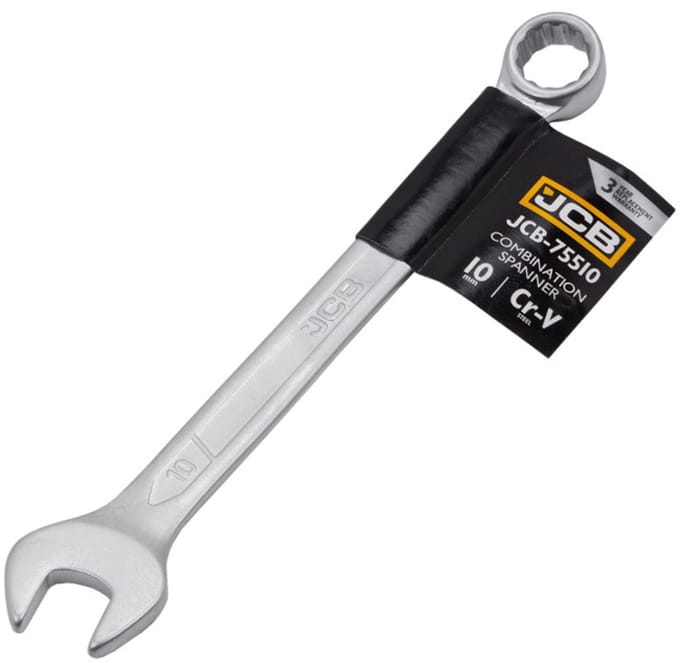JCB JCB-75510 Serie - Ringsleutel - 10 mm - Satijn Afwerking - Cr-V Staal