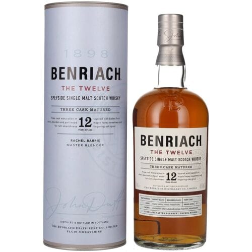 Benriach THE TWELVE Single Malt Three Cask Matured 46% Vol. 0,7l in geschenkverpakking
