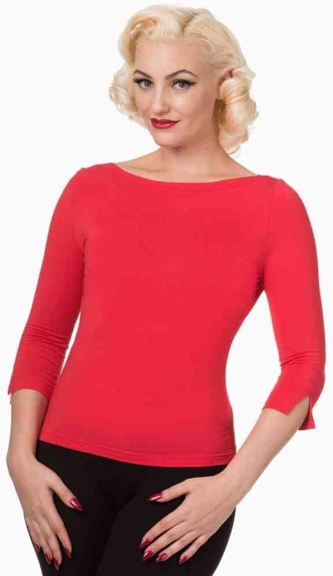 Dancing Days - MODERN LOVE Longsleeve top - L - Rood