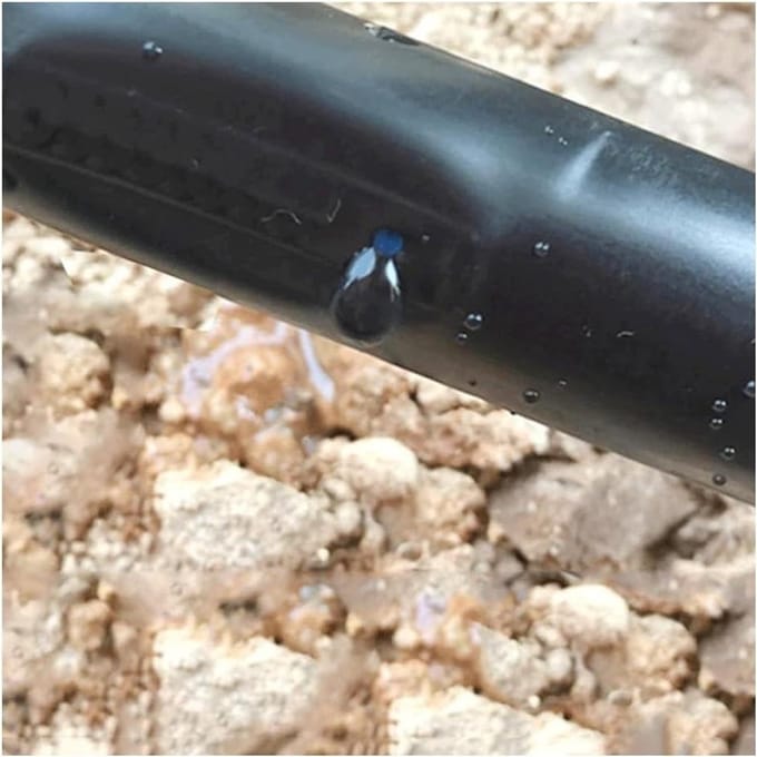 Druppelslang - Watergeefslang - Tuin Bewatering - All-weather Polyethyleen - 30 meter - Zwart