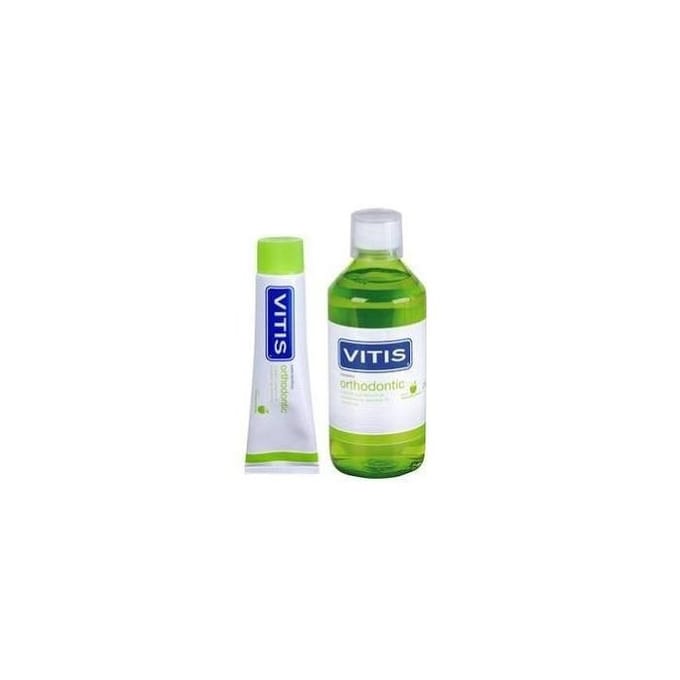 Vitis Orthodontic Toothpaste 100ml Set 2 Pieces white