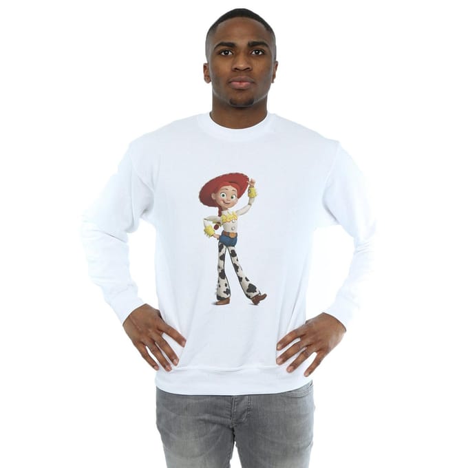 Disney Heren Toy Story Jessie Pose Sweatshirt (Wit)