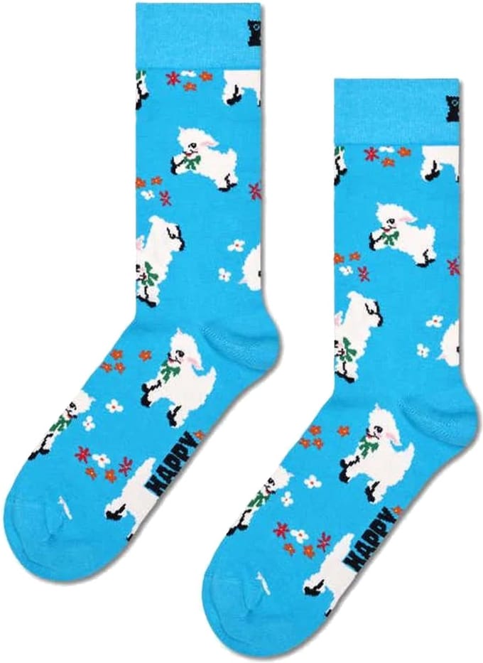 Happy Socks Lamb Sock - unisex sokken - blauw - Unisex - Maat: 41 - 46