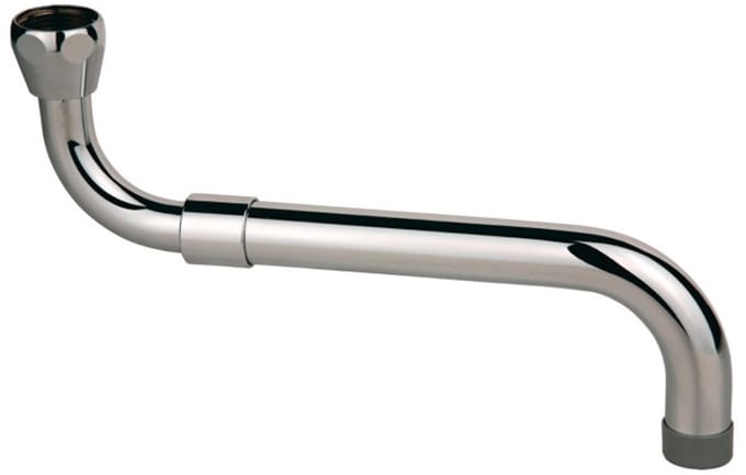 KIRCHHOFF S-Uitloop, 3/4" x 280-480 mm - Uitschuifbaar
