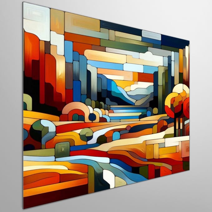 Kunstprint | Wanddecoratie | Dibond | 40 × 40 cm
