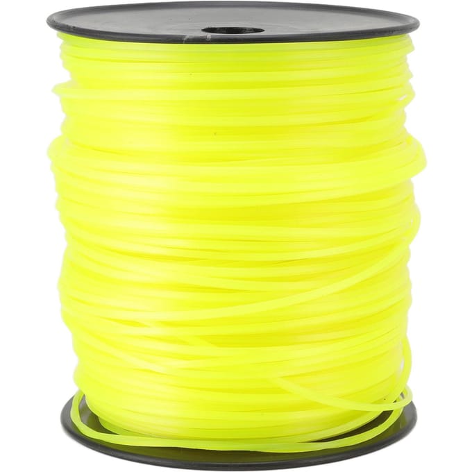 3mm Trimmerdraad Vierkant Trimmerdraad Grasmaaier Draadkoord voor Husqvarna Geel 270m/295.28yd