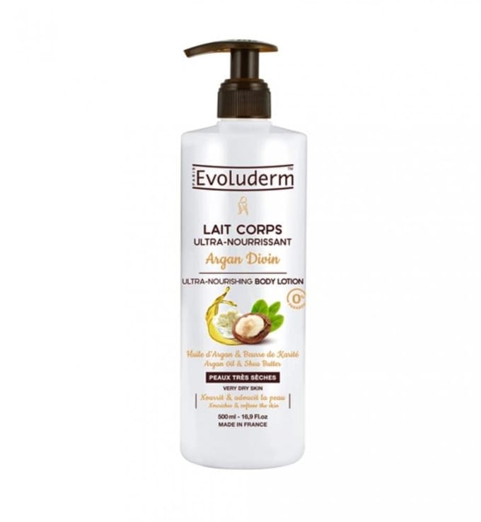 Evoluderm Argan Oil &amp; Shea Butter Moisturizing Body Lotion 500 ml