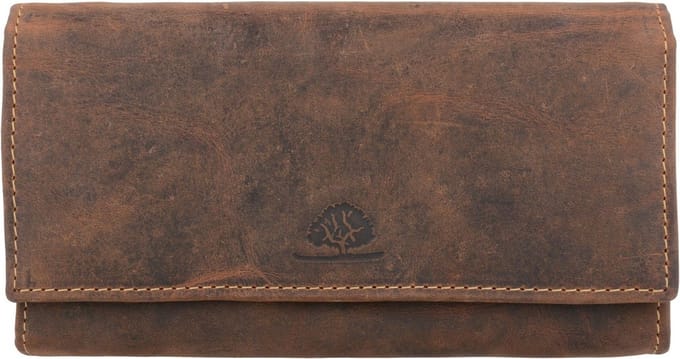 GREENBURRY portemonnee Vintage Wallet Brown bruine