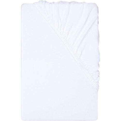 LIVARNO Jersey hoeslaken 90-100 x 200 cm (wit)