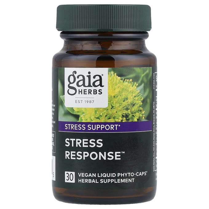 Gaia Herbs, Réponse au stress™, 30 capsules végétales