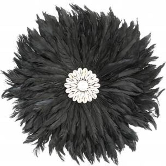 Walldeco feathers 35cm black