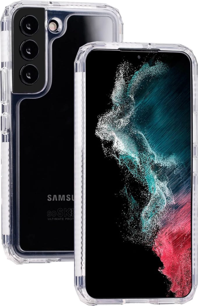 SoSkild Samsung Galaxy S21+ Absorb 2.0 Impact Case Transparent