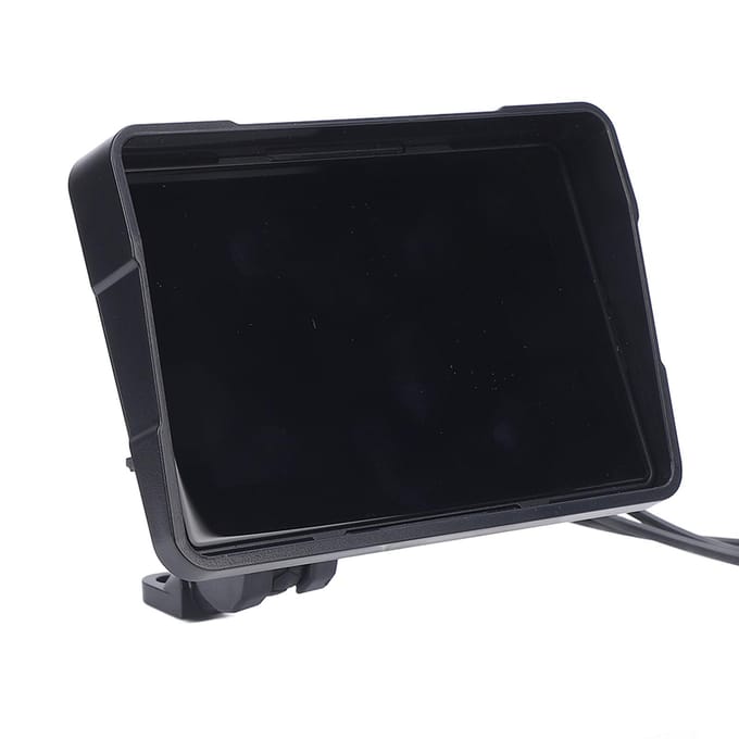 pour Écran de Moto 5 Pouces Carplay pour Android Auto Étanche Bluetooth 5.4 Navigation Écran Tactile black