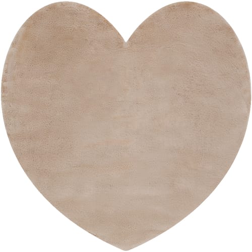 Kleden Rugsx Modern wastapijt SHAPE 3105 Hart shaggy - 80x80 cm