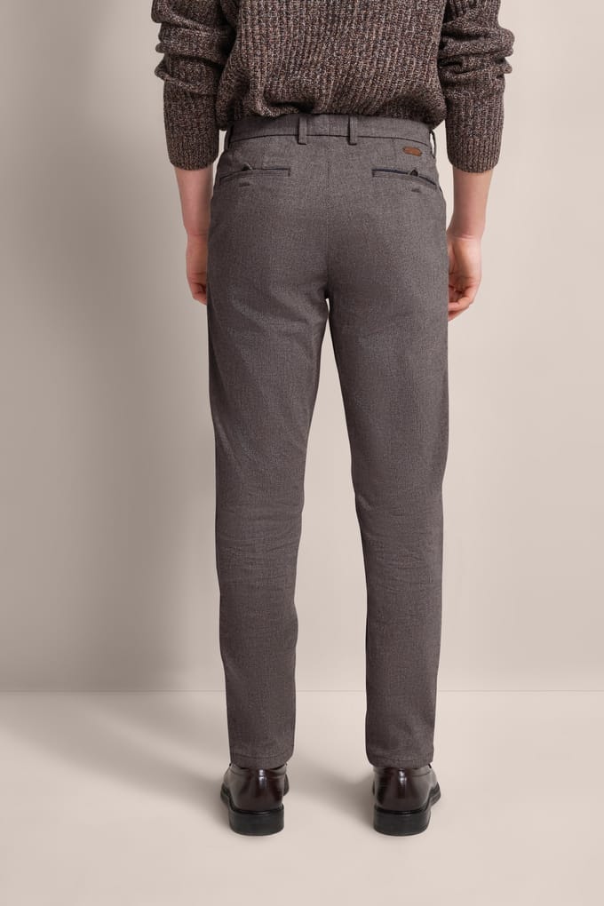 Bugatti Herren Chino in stretch katoen