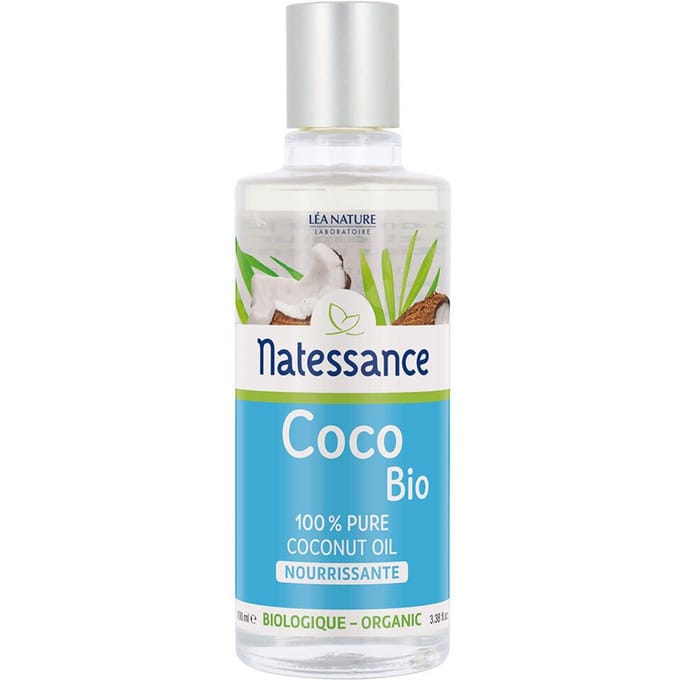 Natessance Biologische Kokosolie 100% Puur Koudgeperst Multifunctioneel Gebruik 100 Etherische olie