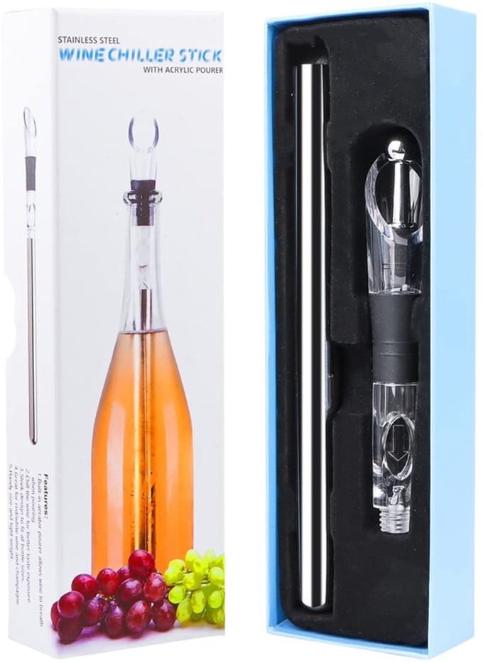 Vt products - 3-in-1 wijnkoeler - flessenkoeler - ideaal voor feesten