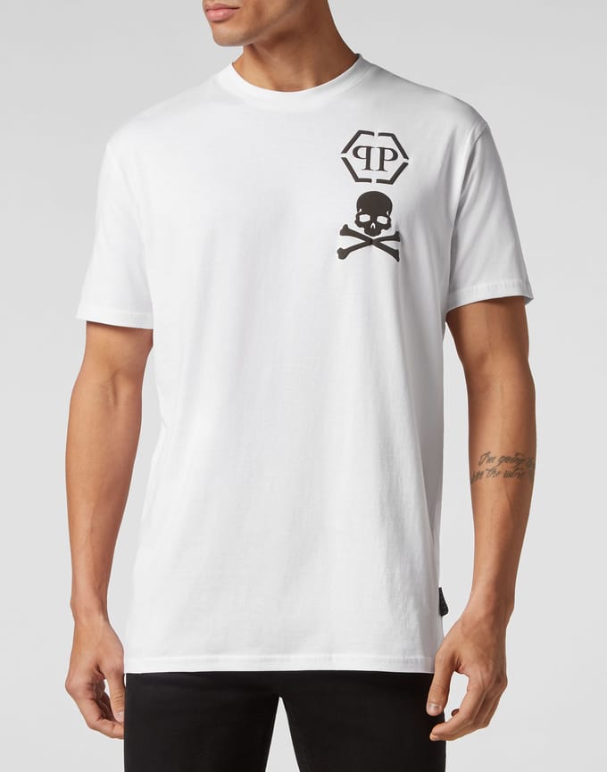 T-Shirt V-Hals Skull