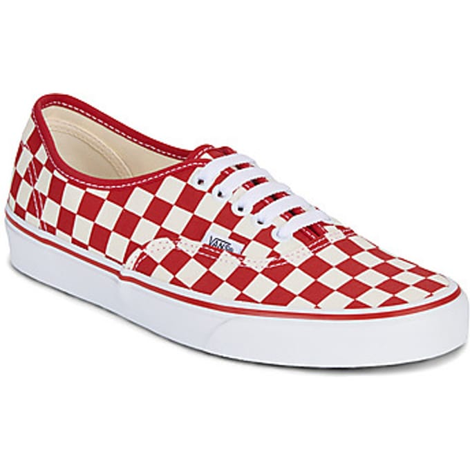 Vans  Lage Sneakers Authentic R30 -  PRIMARY CHECK RACING RED/WHITE