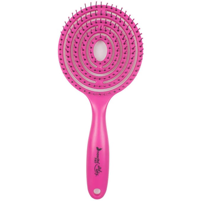 Nascita 3D pro lolipop grote haarborstel - roze