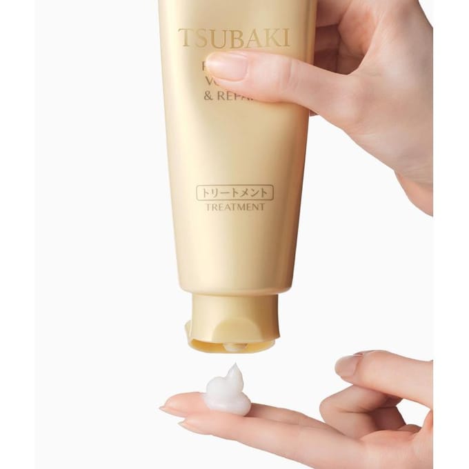 Tsubaki Premium Volume & Repair Treatment Camellia 160g – Volume Boost, Haarversterking, Koreaans 160g beige