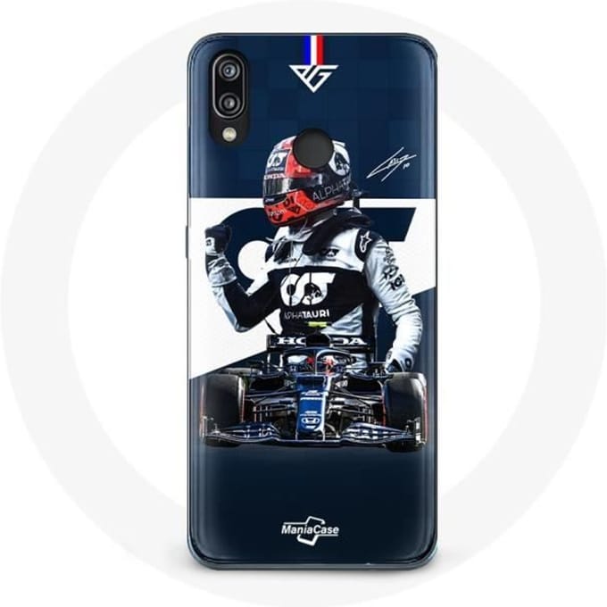 Coque - Huawei - P20 Lite - Formule 1 - Max Verstappen - Souple - Sportif bleu