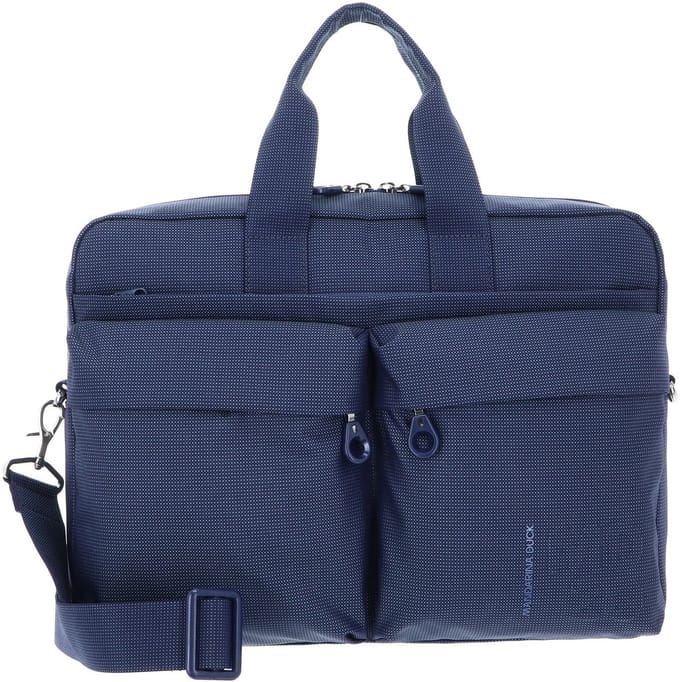 MANDARINA DUCK business tas met laptopvak MD20 Briefcase Deep Blue donkerblauw