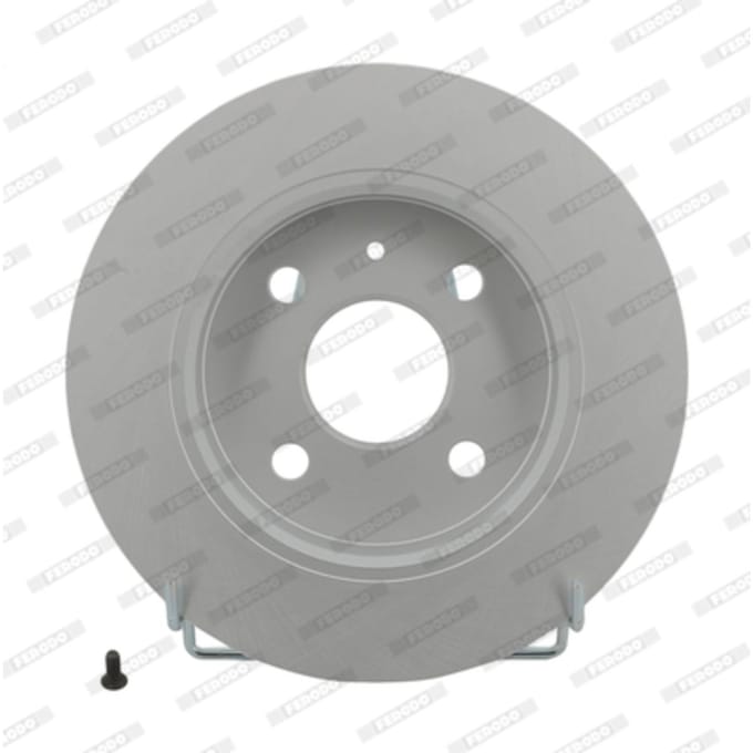 Remschijf FERODO DDF1043C achter, compleet, 2 stuk