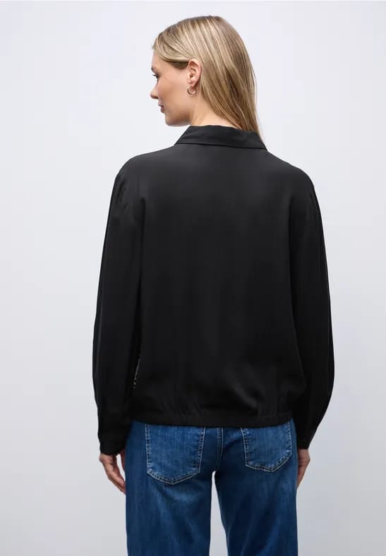 Overhemd blouse met leo details