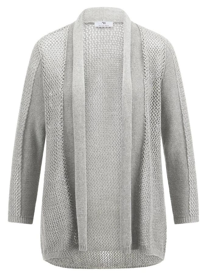 Vest 3/4-mouwen Van Peter Hahn grijs