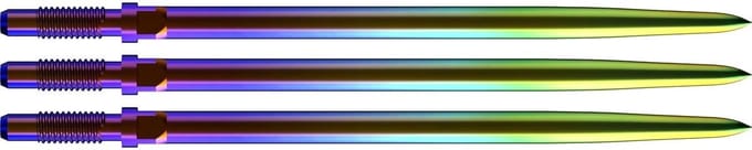 Bull's Convertible Points Smooth Rainbow 40mm
