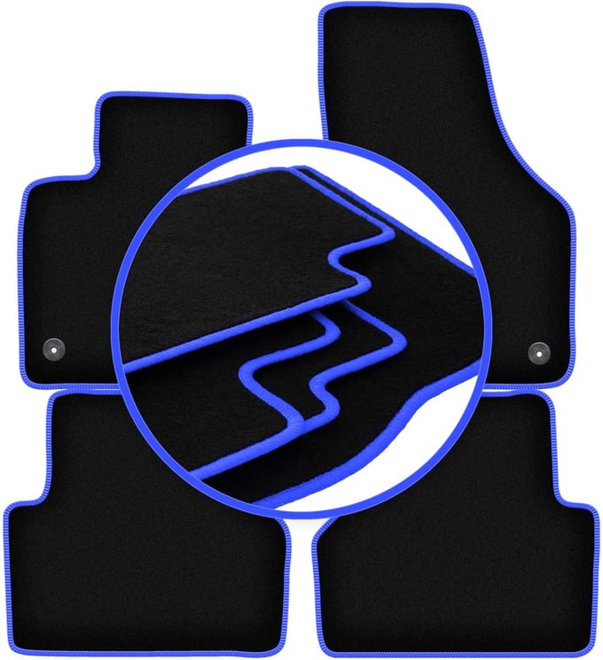 CARLUX-BLUE automatten voor: Audi Q3 I 8U SUV (2011-2018)