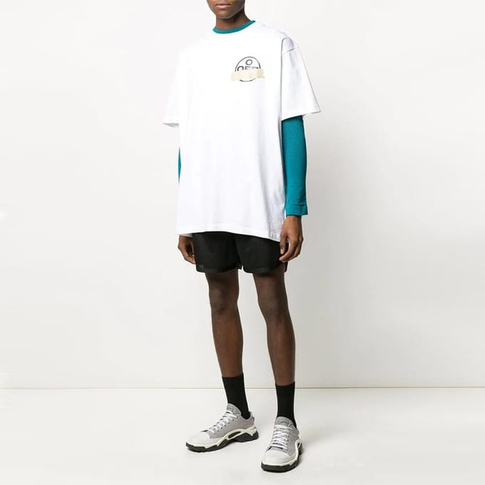 Off-White Tape Arrows Korte Mouw Overhemd Wit Heren Tops OMAA038R201850020148 S beige