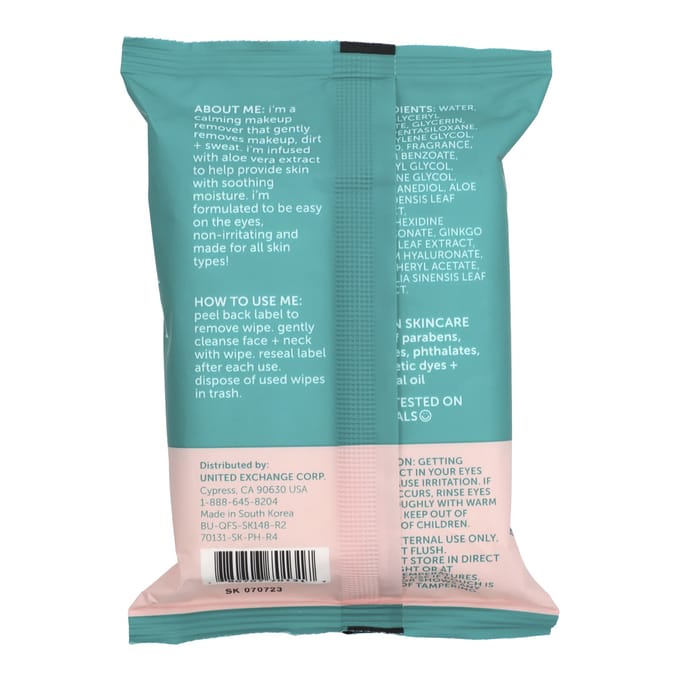 Nu-Pore, aloe makeup remover, 24 tissues