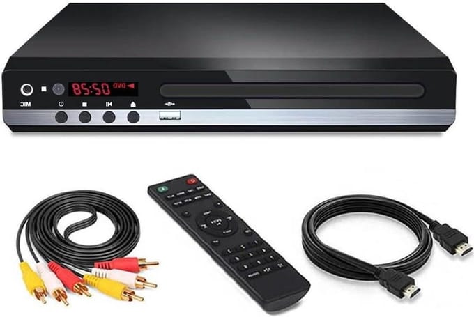 Full HD DVD-speler - Multimedia speler - Thuisbioscoop - 1080P High-definition - Compact ontwerp - Zwart