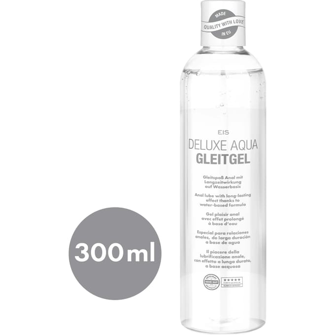 EIS, Deluxe Aqua glijmiddel, langdurige werking op waterbasis, anaal, 300 ml
