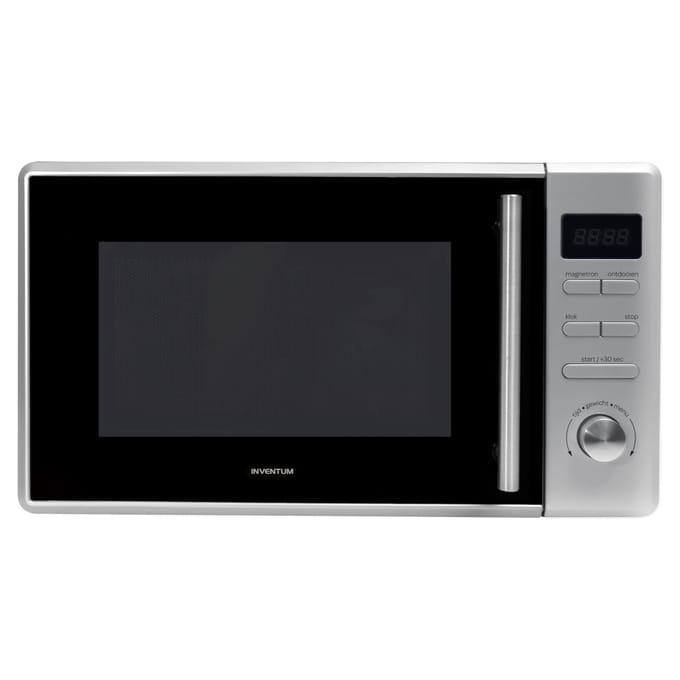 Inventum MN207S Solo magnetron - 20L - 800W - 8 kookprogramma's - Display - Ontdooifunctie - Zilver