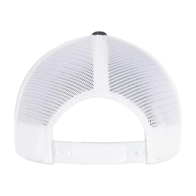 Flexfit 360 Tweekleurige Omnimesh Cap (Houtskool/Wit)