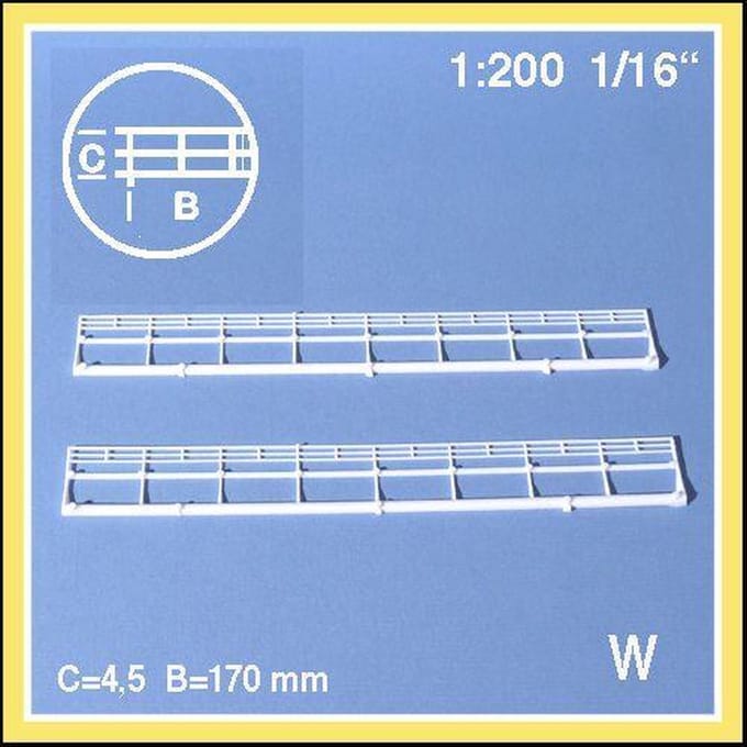 Schulcz Maquettebouw Balustrades 1:200 2st wit