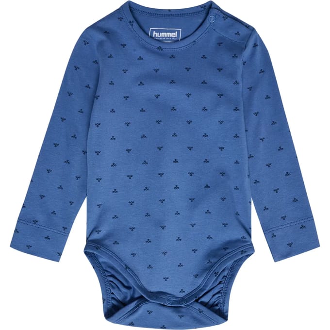Baby romper met lange mouwen Hummel Mini AOP