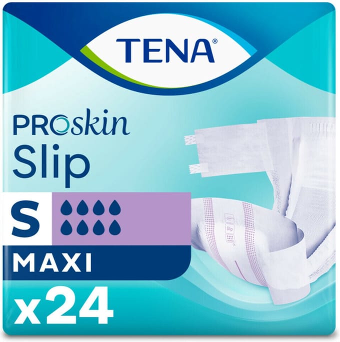 TENA - Proskin Slip Maxi S - 3 x 24 stuks - Voordeelverpakking