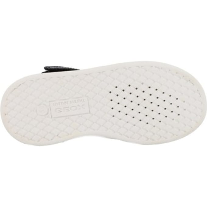 GEOX ECLYPER PEUTER Sneakers - WIT/ZWART - Maat 26