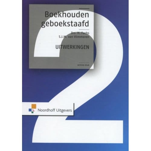 Boekhouden Geboekstaafd / 2 Uitwerkingen - H. Fuchs