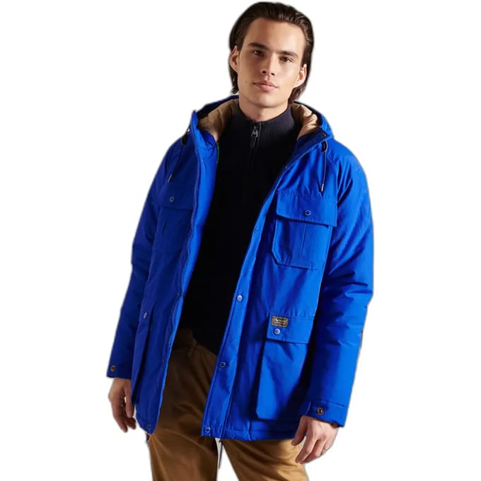Superdry Mountain Padded Jas Blauw M Man