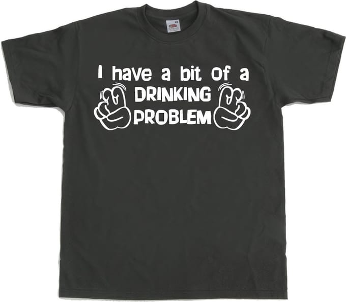 Hybris I Have A Bit -drinkprobleem Donkergrijs