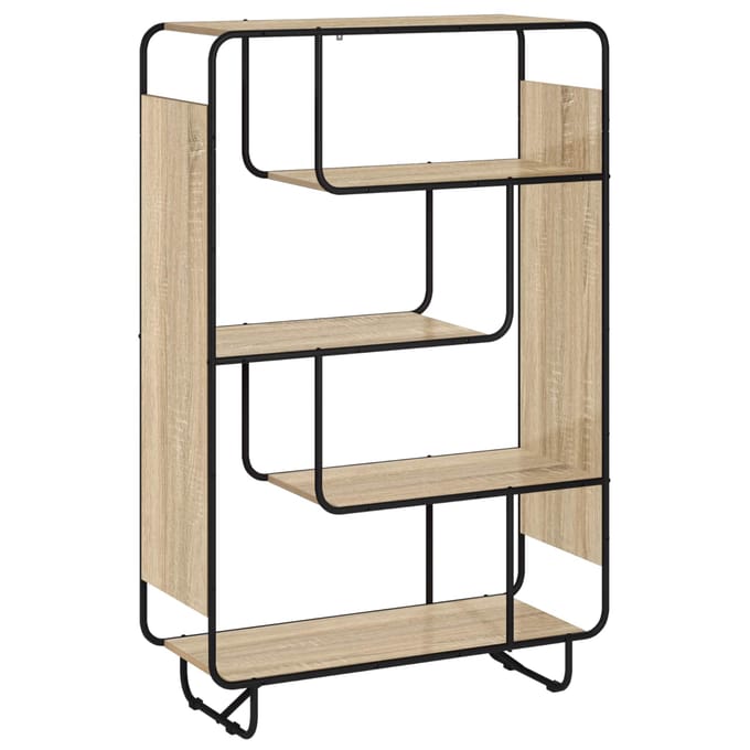 vidaXL - Highboard - Sonoma - Eiken - 93.5 - x - 37.5 - x - 144 - cm - Bewerkt - hout
