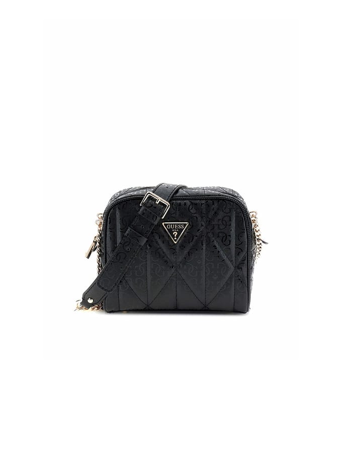 GUESS Schoudertas Aldina Camera Crossbody Bag Black Zwart